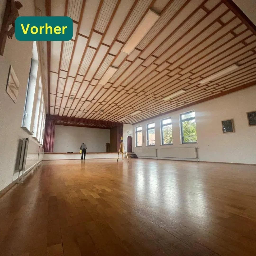 Saal vor der Sanierung