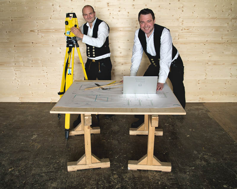Projektleitung auf der Baustelle